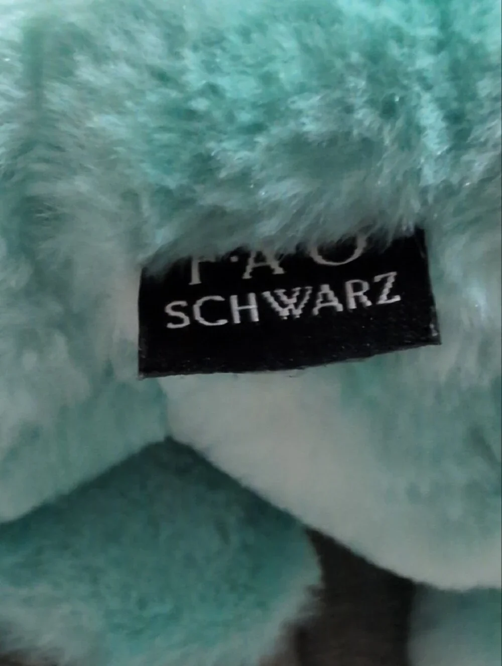 FAO Schwarz~~ Teal Light Up Dragon Stuffed Animal